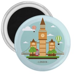 London-watch-landmark-england 3  Magnets by Sudhe