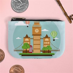 London-watch-landmark-england Mini Coin Purse by Sudhe