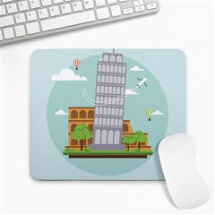 Roma-landmark-landscape-italy-rome Large Mousepads by Sudhe