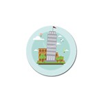 Roma-landmark-landscape-italy-rome Golf Ball Marker Front