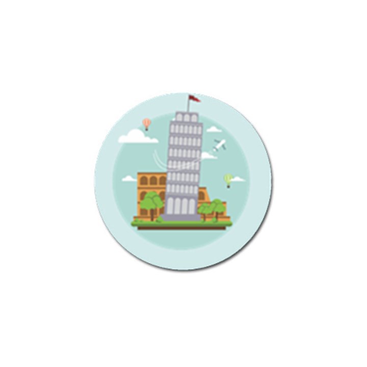 Roma-landmark-landscape-italy-rome Golf Ball Marker