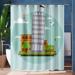 Roma-landmark-landscape-italy-rome Shower Curtain 60  X 72  (medium)  by Sudhe