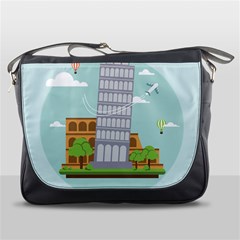 Roma-landmark-landscape-italy-rome Messenger Bag by Sudhe