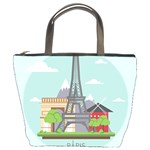 Paris-france-french-europe-travel Bucket Bag Front