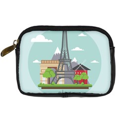 Paris-france-french-europe-travel Digital Camera Leather Case by Sudhe