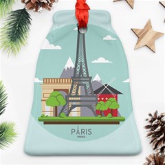 Paris-france-french-europe-travel Ornament (bell) by Sudhe