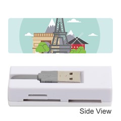 Paris-france-french-europe-travel Memory Card Reader (stick) by Sudhe