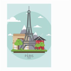 Paris-france-french-europe-travel Small Garden Flag (two Sides) by Sudhe