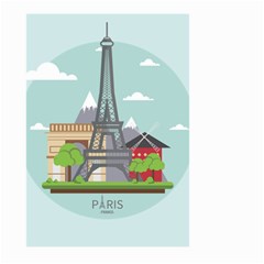 Paris-france-french-europe-travel Large Garden Flag (two Sides) by Sudhe