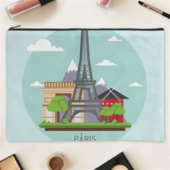 Paris-france-french-europe-travel Cosmetic Bag (xxxl) by Sudhe