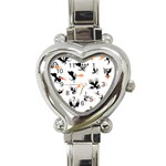 Dragon-phoenix-fire-bird-ancient Heart Italian Charm Watch Front