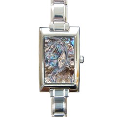 Tribal Pop Rectangle Italian Charm Watch by MRNStudios