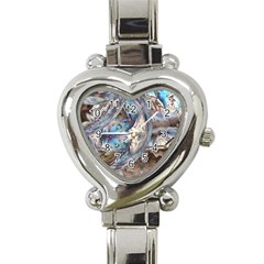 Tribal Pop Heart Italian Charm Watch by MRNStudios