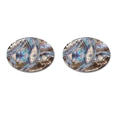 Tribal Pop Cufflinks (oval) by MRNStudios