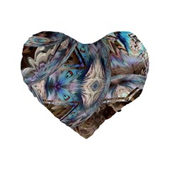 Tribal Pop Standard 16  Premium Flano Heart Shape Cushions by MRNStudios