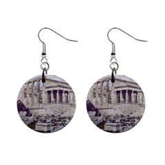 Erechtheum Temple, Athens, Greece Mini Button Earrings