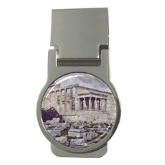 Erechtheum Temple, Athens, Greece Money Clips (round)  by dflcprintsclothing