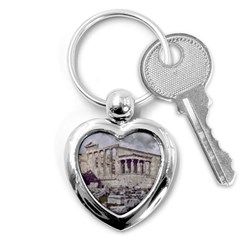 Erechtheum Temple, Athens, Greece Key Chain (heart)