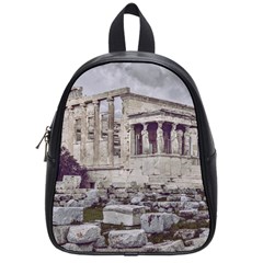 Erechtheum Temple, Athens, Greece School Bag (small) by dflcprintsclothing