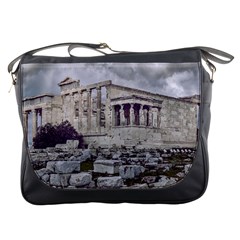 Erechtheum Temple, Athens, Greece Messenger Bag by dflcprintsclothing