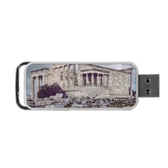 Erechtheum Temple, Athens, Greece Portable Usb Flash (one Side) by dflcprintsclothing