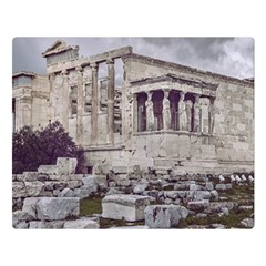 Erechtheum Temple, Athens, Greece Double Sided Flano Blanket (large)  by dflcprintsclothing