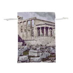 Erechtheum Temple, Athens, Greece Lightweight Drawstring Pouch (l) by dflcprintsclothing