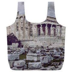 Erechtheum Temple, Athens, Greece Full Print Recycle Bag (xxl) by dflcprintsclothing