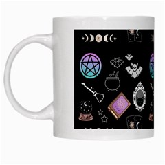 Pastel Goth Witch White Mugs by NerdySparkleGoth