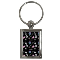 Pastel Goth Witch Key Chain (rectangle) by NerdySparkleGoth