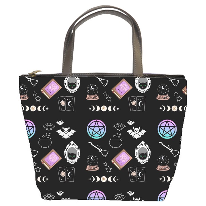 Pastel Goth Witch Bucket Bag