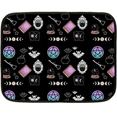 Pastel Goth Witch Double Sided Fleece Blanket (mini)  by NerdySparkleGoth