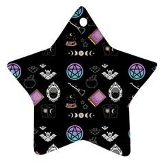 Pastel Goth Witch Ornament (star) by NerdySparkleGoth