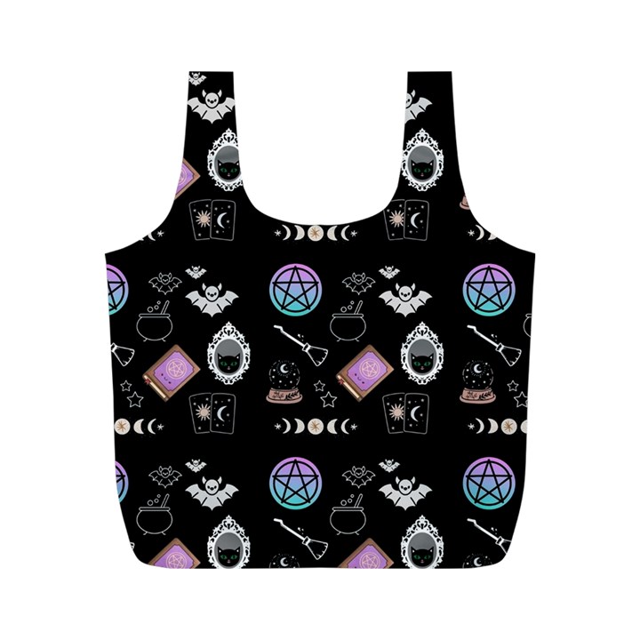 Pastel Goth Witch Full Print Recycle Bag (M)