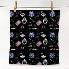 Pastel Goth Witch Face Towel by NerdySparkleGoth