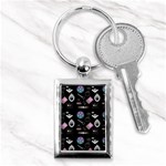 Pastel Goth Witch Key Chain (Rectangle) Front