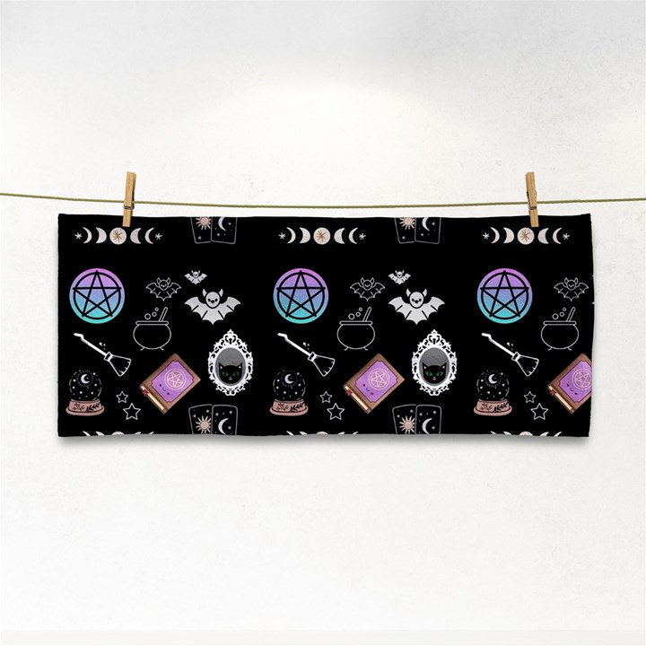 Pastel Goth Witch Hand Towel