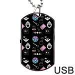 Pastel Goth Witch Dog Tag USB Flash (One Side) Front