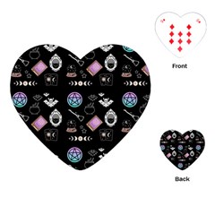 Pastel Goth Witch Playing Cards Single Design (heart) by NerdySparkleGoth