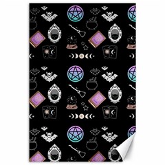 Pastel Goth Witch Canvas 24  X 36  by NerdySparkleGoth