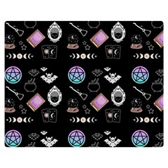 Pastel Goth Witch Double Sided Flano Blanket (medium)  by NerdySparkleGoth