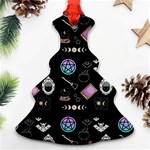 Pastel Goth Witch Christmas Tree Ornament (Two Sides) Front