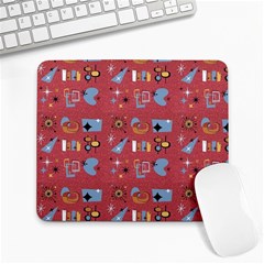 50s Red Large Mousepads by NerdySparkleGoth