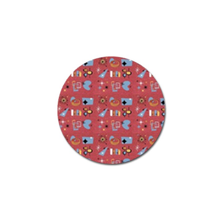 50s Red Golf Ball Marker (4 pack)