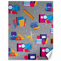 80s And 90s School Pattern Canvas 36  X 48  by NerdySparkleGoth