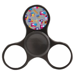 80s And 90s School Pattern Finger Spinner by NerdySparkleGoth