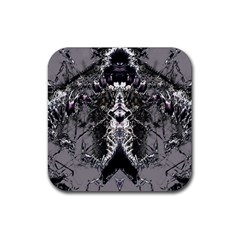 Alien Deco Rubber Coaster (square)  by MRNStudios