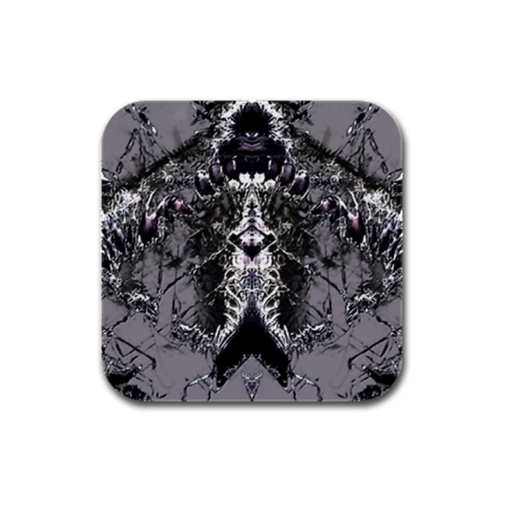 Alien Deco Rubber Square Coaster (4 pack) 