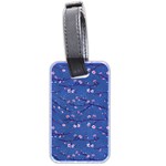 Branches With Peach Flowers Luggage Tag (two sides) Back