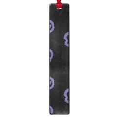 Purple Skulls On Dark Background Large Book Marks by SychEva